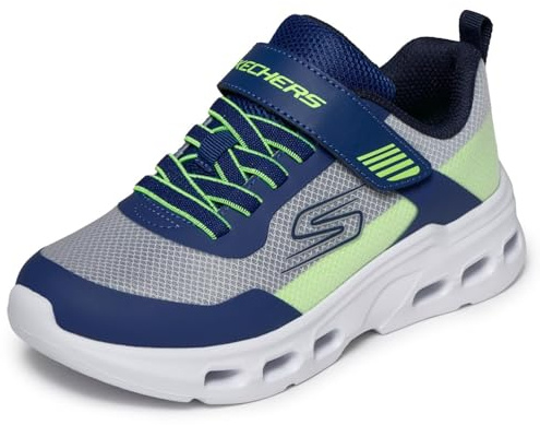 Skechers Boys' Drift Zorzox Trainer, Navy, 5 UK Child