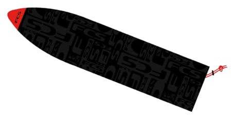 FCS Code Red Stretch All Purpose Surfboard Cover - Code Red, 6'0