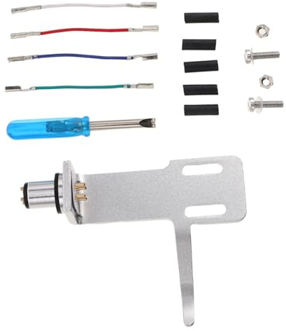 ROMISBABA Headshell para Tocadiscos con Cables de Reemplazo Fácil y Duradero para Aguja de Tocadiscos Accesorio para Mejorar Sonido y Prolongar Útil