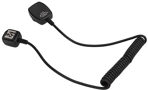 Cable de Flash Fuera de la Cámara, Cable de Resorte Flexible de Sincronización de Flash Cable de Extensión de Flash de Zapata para Flash Superior de Cámara