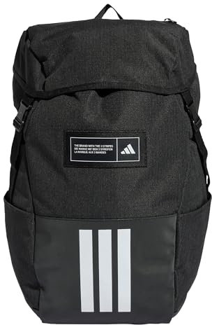 adidas Unisex Mochila 4ATHLTS Camper, Black/White, 1 Talla
