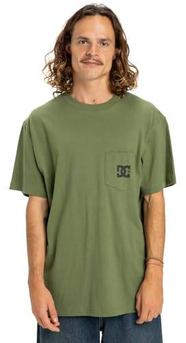 Dcshoes DC Star Pocket - Camiseta con Bolsillo para Hombre