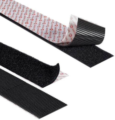 VELCRO® Märke PS51 / PS52 ULTRAMATE® Industriell styrka slitstarkt självhäftande kardborrband i svart