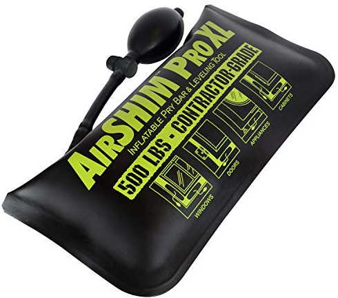 Calculated Industries 1194 Air Shim XL Inflatable Pry Bar and Leveling Tool; 500 LB Load Holding Rating; Contractor-Grade Alignment Pump Wedge