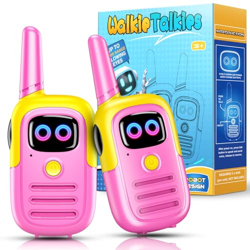 Gifitizi Jouet Filles Talkie Walkie Enfants Cadeau An 3-10 Ans