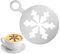 Kakaostreuer Kaffee Zeichnung Cappuccino Form Phantasie Kaffee Druck Modell Schaum Spray Kuchen Schablonen Puderzucker Sieb