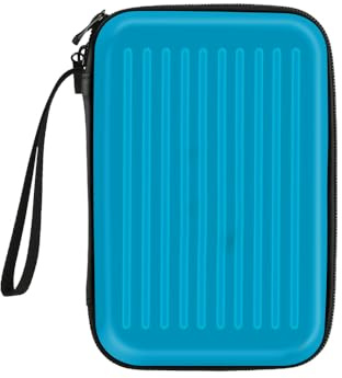 BDKMMS Dart Case, Portable EVA Darts Wallet with Storage Tubes & Pockets Protective Dart Holder for Dart Tips Shafts More Dart Accessories