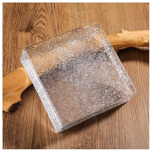 Mattoni di cristallo rettangolari, Mattoni di vetro architettonici 15x15x5 cm Blocco di vetro trasparente 1 pezzo for pareti divisorie Decorazione(Clear-c)