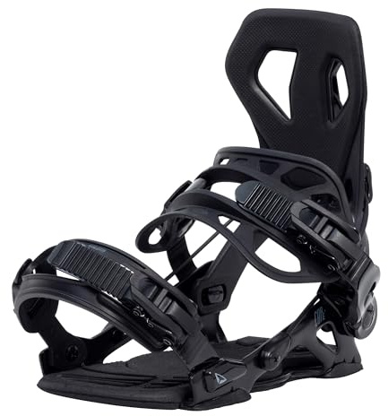 SP BINDINGS Snowboard Binding Core | Color: Black | Size XL | Patented FASTEC System | Hybrid with Fast Entry + Strap in | Performance + Comfort | for Women & Men
