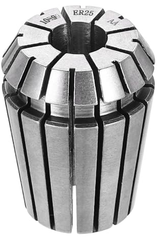 QUARKZMAN Fjäderfoder ER25 10 mm 65 Mn fjäderstål precision fräsfoder för CNC gravyr fräsning svarv verktyg