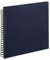 walther design Fotoalbum dunkelblau 30 x 30 cm Spiralalbum Leinen, Cloth SA-510-U