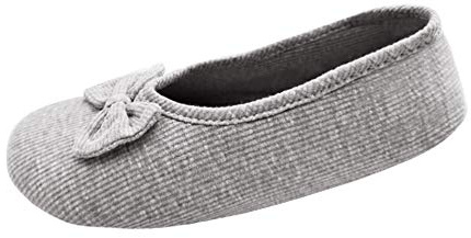 Xiedeai Chaussures Femme Plates Ballerines - Enceinte Maternel Coton Doux Chaussons Tricoter Talon Extensible Poids Léger Chaussures Maison