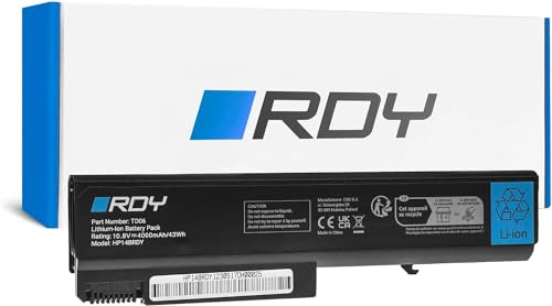 RDY Laptop Akku TD06 TD09 HSTNN-UB68 HSTNN-UB69 HSTNN-IB69 Batteri för HP EliteBook 6930p 8440p 8440w Compaq 6450b 6545b 6530b 6540b 6555b 6730b ProBook 6550b (Kapacitet: 4000 mAh 11.1V)