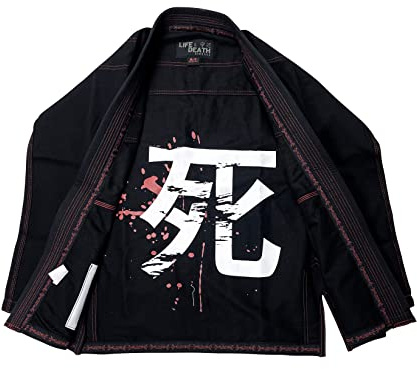 Victorbudo USA BJJ Gi For Men & Women Brazilian Jiu Jitsu Gi Preshrunk BJJ Taekwondo Uniform for Martial Arts Training - Black Size A2