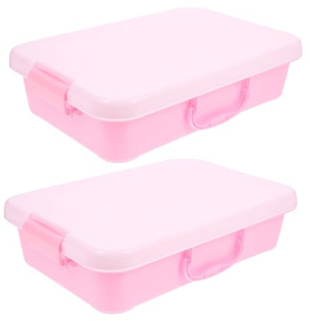 ifundom 2piezas Caja De Arena Portátil con Tapa para Caja De Almacenamiento De Juguetes De Arena Arenero Infantil para Actividades y Interiores