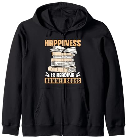 Un Amateur de Livres bannis lisant Un Livre Banni Puzzle Reader Sweat à Capuche