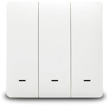 Yagusmart Zigbee Smart Wall Light Switch, Neutral Wire Optional, Need to Work with Tuya Zigbee hub, Compatible with Alexa and Google Home, IFTTT, App Remote Control, Timing Function(3 Gang)