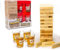 Original DrunkenTower® | Agarra una Pieza con desafíos | 60 Bloques de Madera | 4 Vasos de chupito | Juego de Beber | Bebidas Fiesta | Fiesta en la casa | OriginalCup®