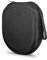 Large Headphone Storage Case, Earphone Carrying Hard Case, Zippered Protective Pouch Box for Both Headphone and in Aarphones (Black)