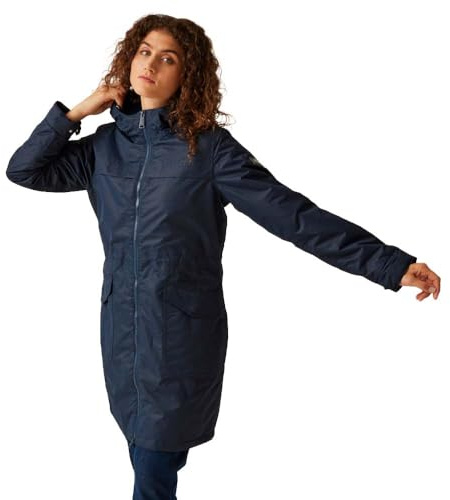 Regatta Women's Romine II Waterproof Parka Jacket with Isotex 10,000 fabric, perfect for Walking & Outdoors