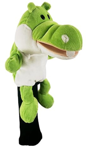 Couvre-chef de golf amusant, couvre-club de golf en peluche - Couvre-têtes de club de golf en peluche - Housses au design animal ravissantes, amusantes et fonctionnelles, adaptées à 1 club en bois, ho