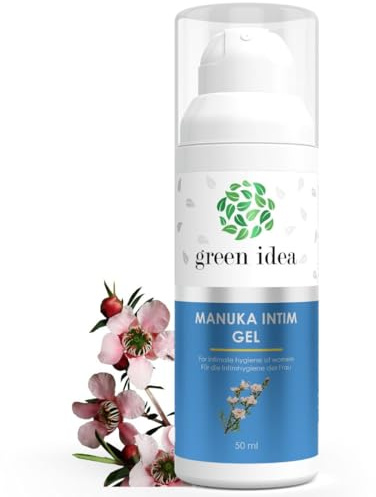 Green idea – Intim Vård för Kvinnor och Män – Manuka Gel – 100% Tvålfri – mot Lukt i det Intima Området – vid Klåda – Antibakteriell Effekt – pH-Neutral