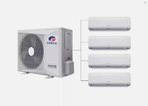 36000BTU Ductless Multi 9K+12K+18K Zones Mini Split Air Conditioner & Heater