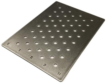 STERNGUARD Rustproof Stainless Steel Swirl Drain Covers @280x200cm in 1mm 304ss dp1