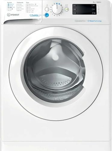 Indesit BWE 81496X WV UK Push&Go with Steam 8kg 1400rpm Washing Machine - White