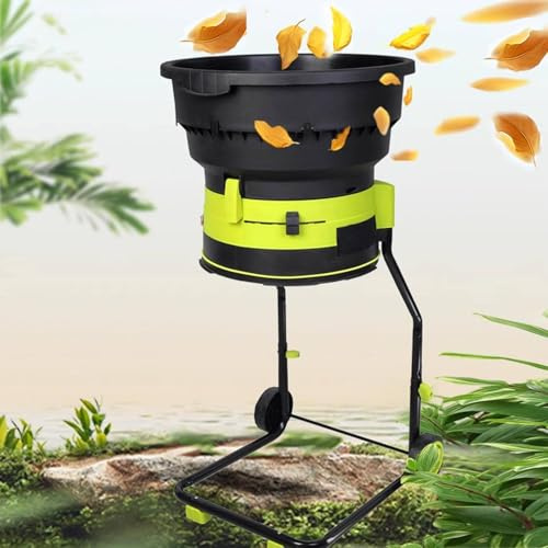 DPDZSW Trituratore Elettrico per Foglie 2500 W,20 Fili di Taglio,Trituratore 8000 Giri/Min, Strumento per Pulizia del Giardino,Macchina per Il Compostaggio,20mPowerCord