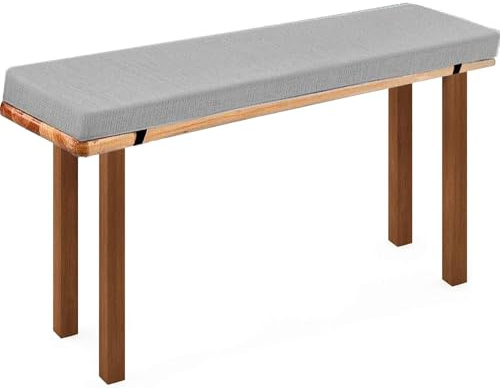 Coussins de banc d'extérieur imperméables, 3 cm d'épaisseur, avec fermeture éclair, parfaits pour bancs de bière, jardin, bière, jardin, bière, vert clair
