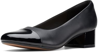 Clarks Women's Marilyn Sara Pump, Black Combi, 5.5 UK