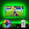 HAMLITE USB TV Hintergrundbeleuchtung für 70 75 80 82 Zoll Fernseher, 5.5M LED Streifen Hintergrundbeleuchtung mit RF Fernbedienung, DIY Farbwechsel TV Hintergrundbeleuchtung