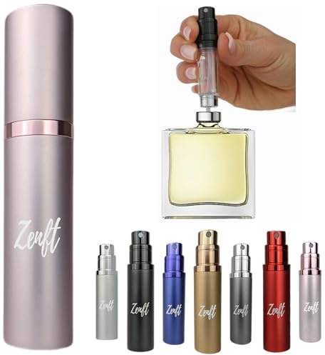 Nebulizzatore per profumi da viaggio – nebulizzatore ricaricabile da viaggio, mini profumo, nebulizzatore, bottiglia spray, bottiglia da viaggio, nebulizzatore ricaricabile, atomizzatore (rosa)