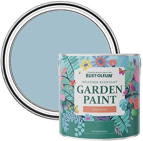 Rust-Oleum Blue Mould-Resistant Garden Paint In Satin Finish - Nan's Best China 2.5L