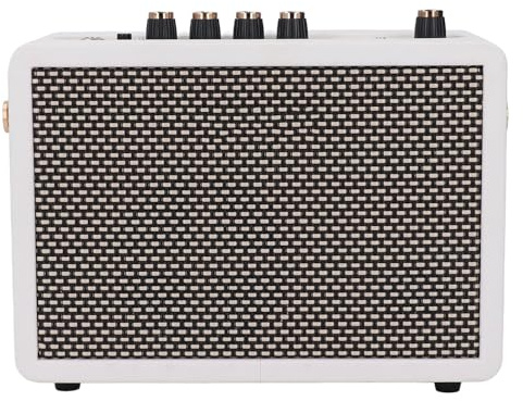 YDuupxe Connettività a Batteria Ricaricabile per l'amplificatore Ricaricabile per Chitarra da 10 W con a Doppio Gamma da 15 M per la Batteria da 4-8h Durata di Chitarra Piccola per Chitarre