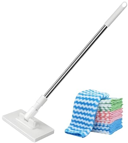 Tvättfri Mopp Med Utdragbar, Tvättfri, Automatisk och Återanvändbar