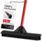 Tyroler Rubber Squeegee with 33 cm Head and 140 cm Handle, Indoor and Outdoor Floor Cleaning - Anti Pet Hair and Dust for Concrete, Wood, Shower, Tiles, Patio, Glass, Carpet