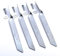 Rebo® Ground Anchor Stake Set for Securing Wooden Swing Sets, Playhouse, Climbing Frames and Other Play Equipment | OutdoorToys | Set of 4, Includes Coachscrews and Washers