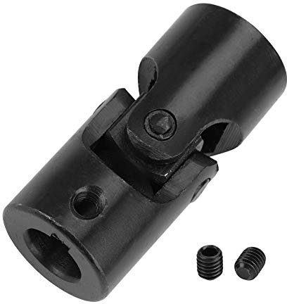 Gelenkwelle Kreuzgelenk 12mm, Motor Wellenkupplung Universal Verbindungsstück U Verbindungsstück ID 12mm AD 24mm Kardangelenk