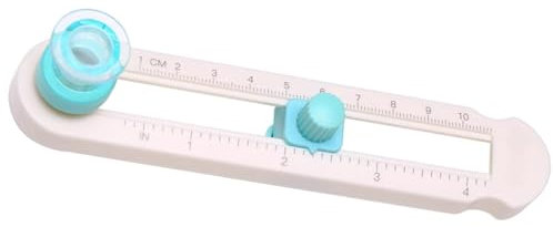 rockible Cortador Circular para Manualidades de Papel, Cortador Circular, Cortador Circular de Papel, Cortador Circular Giratorio para Tarjetas de Felicitación, Cortador de círculos