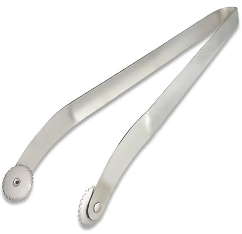 LEWBDF Pince a Barbecue Pince A Barbecue A Roulette Pince Barbecue Longue Pinces à Retourner Pince Grillup Pour Grille Viande pince à viande pour griller, Cuisiner, Retourner, Barbecue (A)