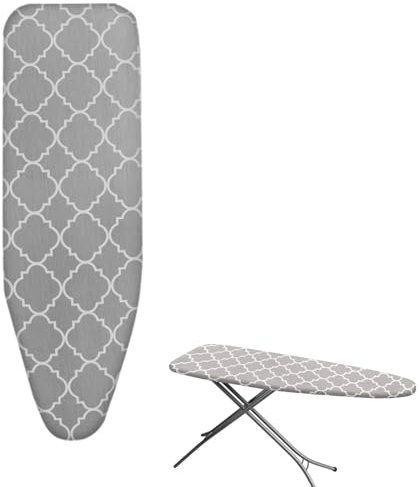 JDCMEI Rivestimento per Asse da Stiro, Rivestimento per Asse da Stiro a Vapore, Copri Asse da Stiro per Ferro da Stiro a Vapore, Copriasse da Stiro con Coulisse per una Stiratura Rapida e Leggera