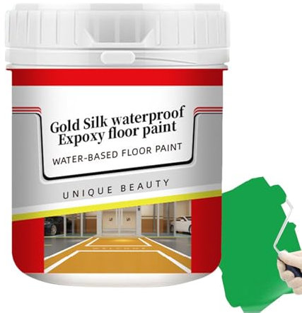 Nuyhgtr Epoxy-golvfärg, vattenbaserad epoxifärg, halkfri epoxifärg, interiör golvfärg, yttre epoxifärg, golvtätning, epoxi, vattenblockerande epoxi, för bostadsvägar