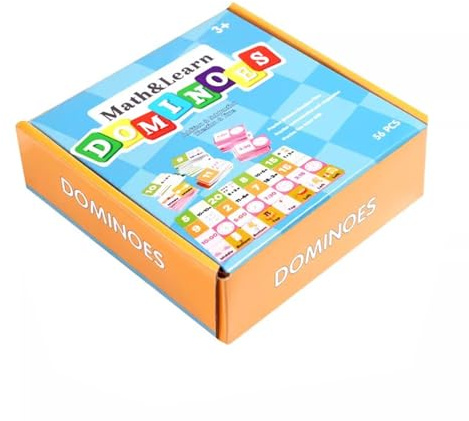LLTCMYGS Montessori-matematik dominospel, förskolelärande aktiviteter