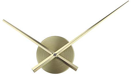 Timelike Orologio da Parete Moderno, 3D lancette grandi per orologio da parete, con meccanismo al quarzo, 3D Orologio da Parete per Casa Ufficio Hotel Ristorante accessori (D'oro)