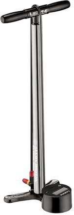 Lezyne Unisex – Erwachsene Digital Drive Aluminium Standluftpumpe, Silber, 15 BAR
