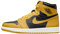 Jordan Air Jordan 1 High OG 555088 701 Pollen Herren-Sneakers, Größe 45,5, Pollen/Schwarz-Weiß, 45.5 EU