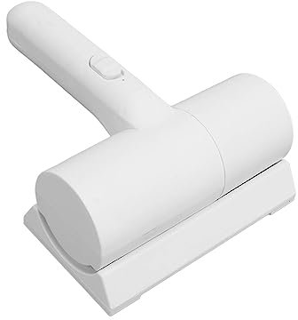 Brrnoo Aspiradora de Mano con Removedor de ácaros Aspiradora de Cama - Elimina ácaros y Alérgenos del Polvo - Diseño de Boquilla Ancha para una Limpieza Profunda - Bajo Nivel de Ruido y