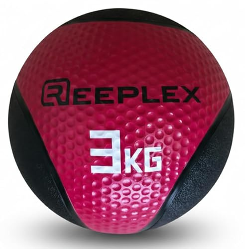 BSFIT Slam Ball Rebote – de 1 kg a 10 kg Potencia Tus Rutinas con Este Balon Peso ReboteBalón Pro 3kg Balón Antideslizante para Levantamiento y balón Medicinal con Bote